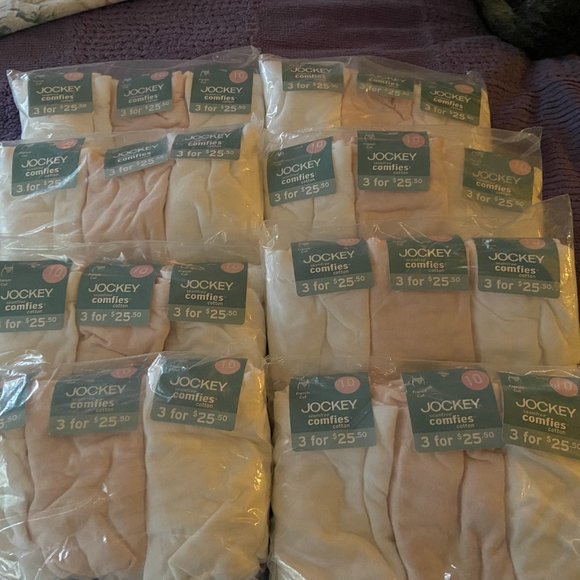 Jockey "Comfies" panties - french cut size 10 (8 packs of 3 each) - Picture 2 of 2